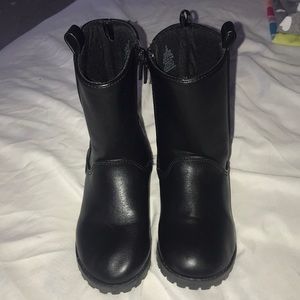 Black Toddler Girl Boots.